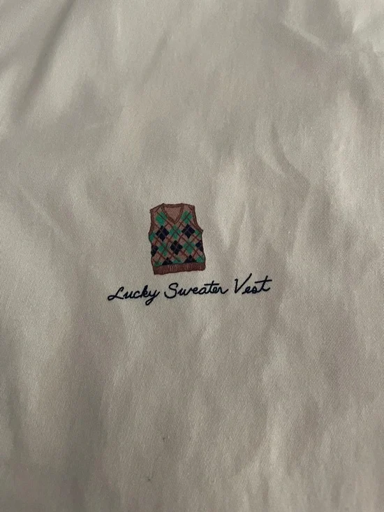 POLO Ralph Lauren global Cream Mini Skirt with Multicolor Golf Motif - Picture 7 of 12